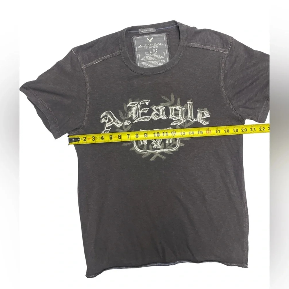 Vintage Y2K‎ Affliction Inspired American Eagle Brown Large T-Shirt Vintage Fit